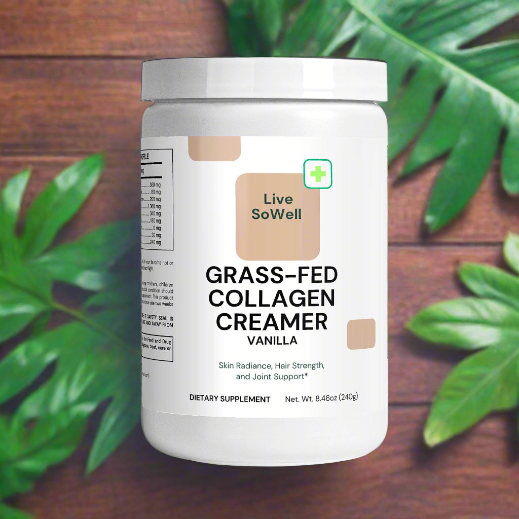 HYDRO-GLOW  GRASS-FED COLLAGEN  CREAMER– Vanilla