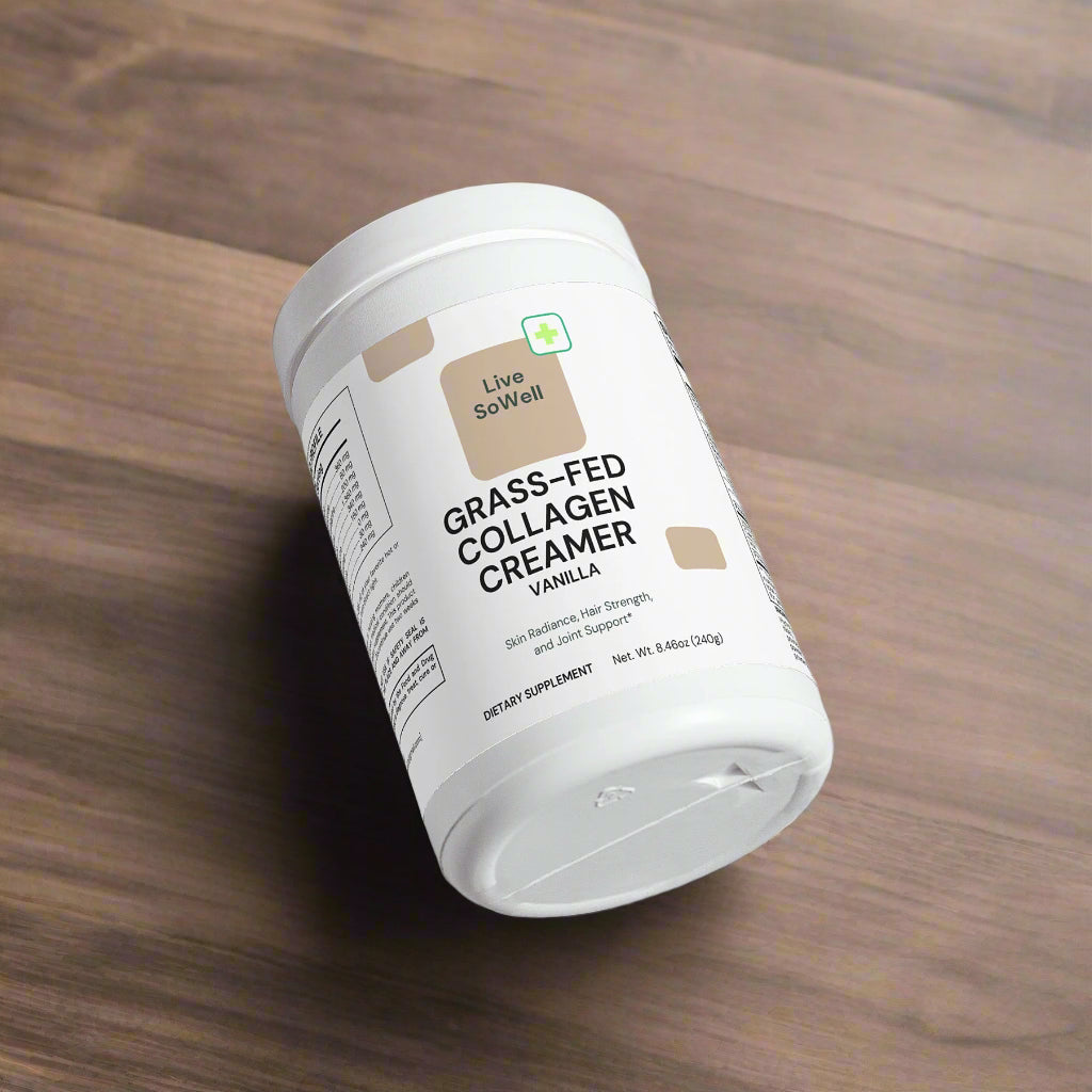 HYDRO-GLOW  GRASS-FED COLLAGEN  CREAMER– Vanilla