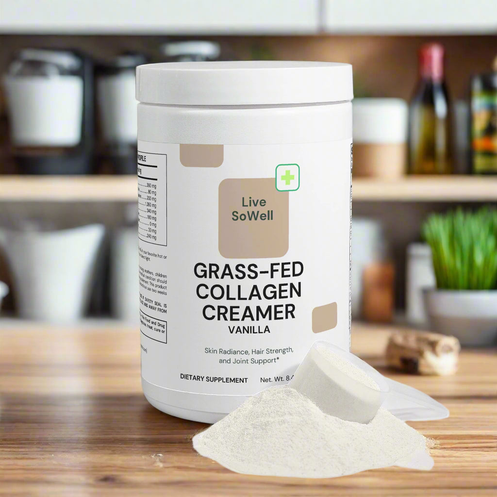 HYDRO-GLOW  GRASS-FED COLLAGEN  CREAMER– Vanilla
